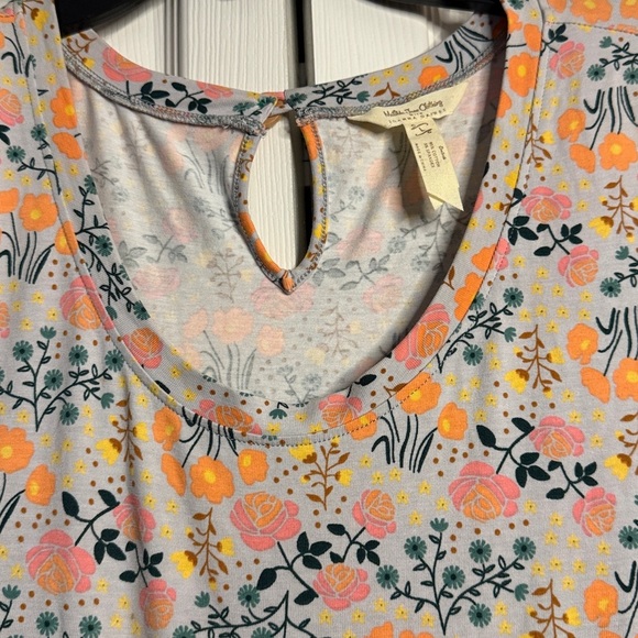 Matilda Jane Floral Dress with Green Accents size L - Picture 6 of 9